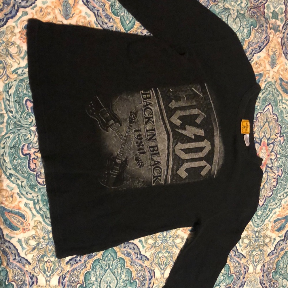 XL AC/DC Back in Black long sleeve Shirt